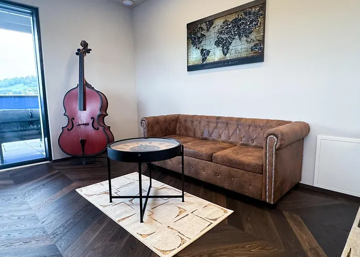 Luxus-penthouse Mit Weitblick Ueber Apartment